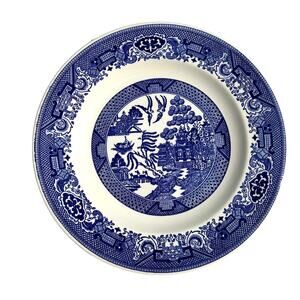 Vintage Royal China Blue Willow Ware Ironstone Plate 10 Inch Single Replacement